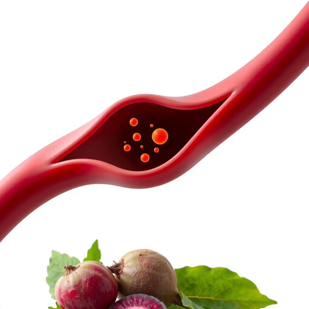 Zdrowe naczynia krwionośne - schemat przepływu